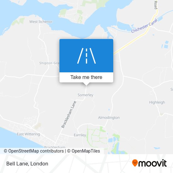 Bell Lane map