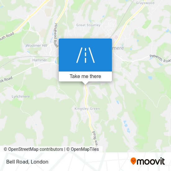 Bell Road map