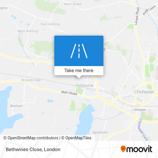 Bethwines Close map