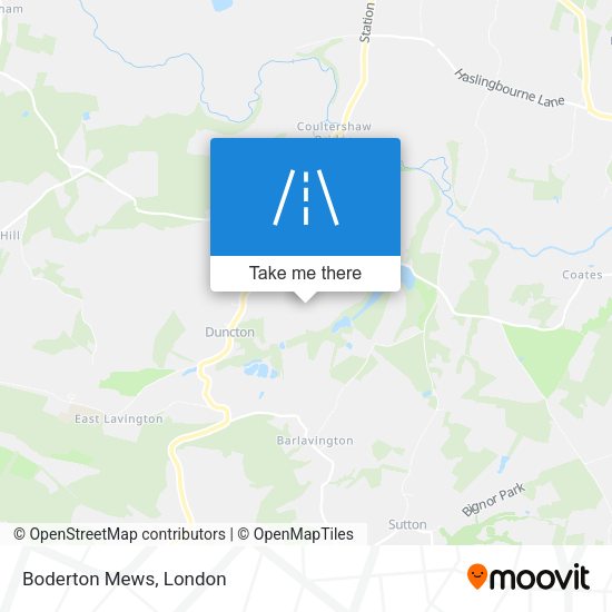 Boderton Mews map