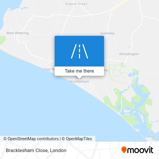 Bracklesham Close map