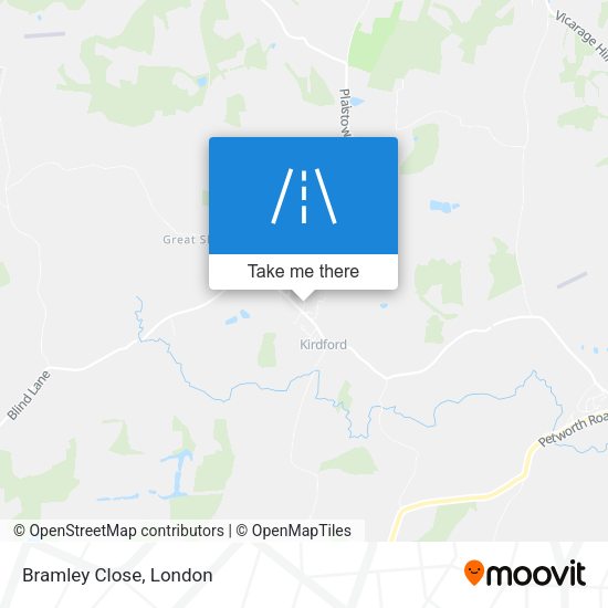 Bramley Close map