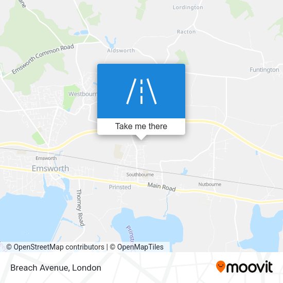 Breach Avenue map