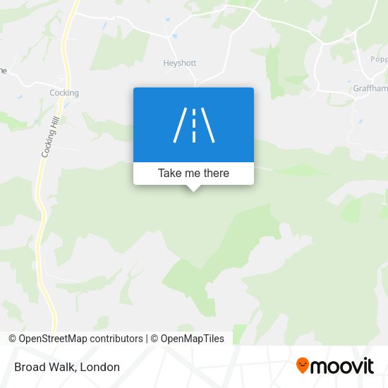 Broad Walk map