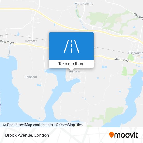 Brook Avenue map