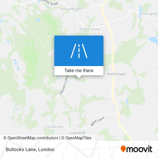 Bullocks Lane map