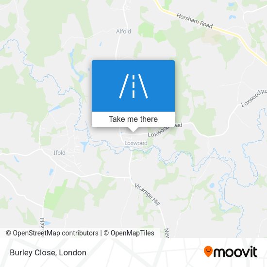 Burley Close map