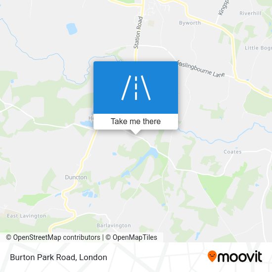 Burton Park Road map
