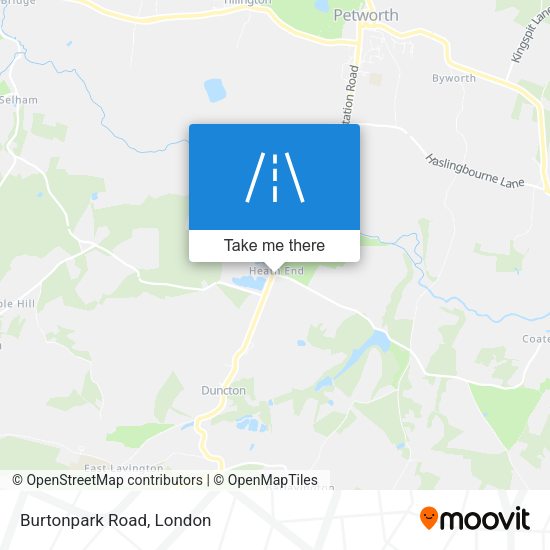 Burtonpark Road map