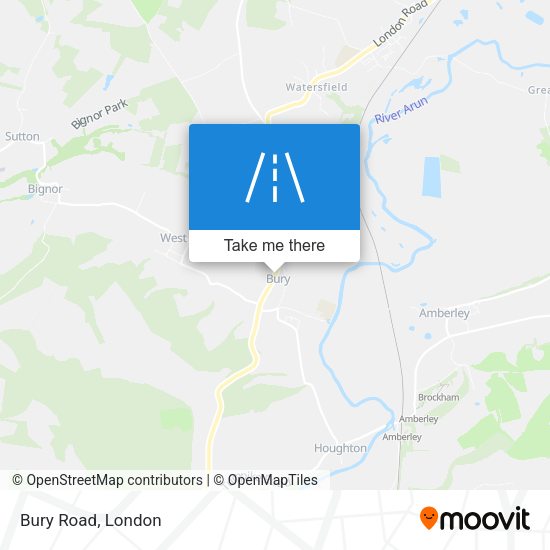 Bury Road map