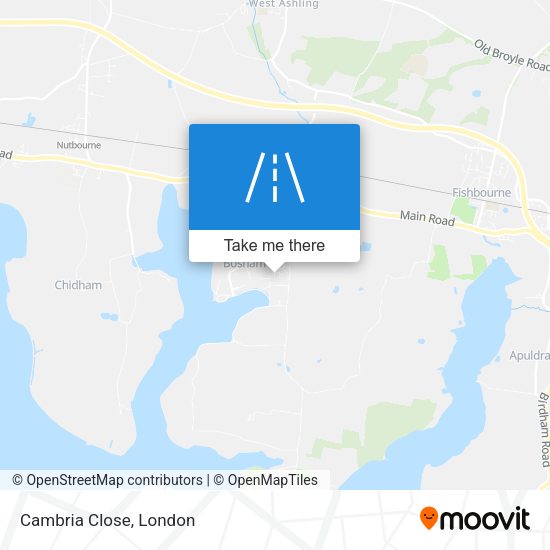 Cambria Close map
