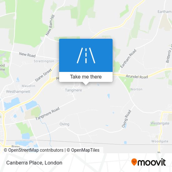 Canberra Place map