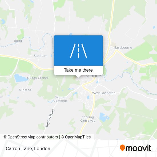 Carron Lane map