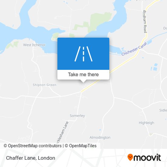 Chaffer Lane map