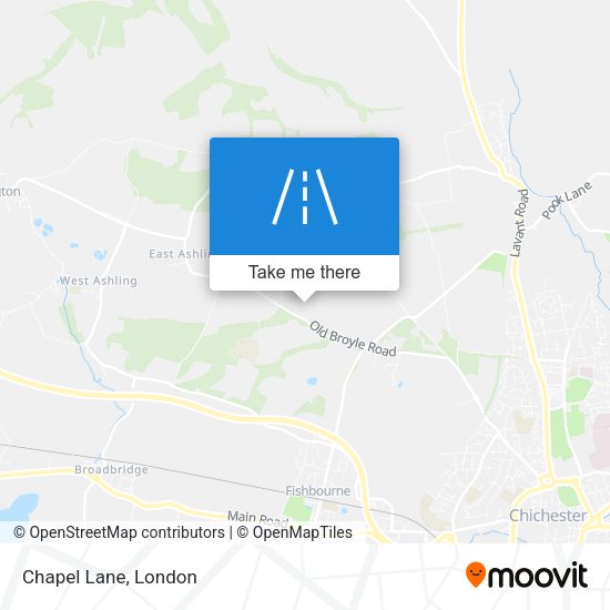 Chapel Lane map