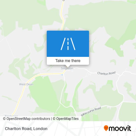 Charlton Road map