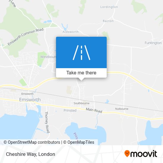Cheshire Way map