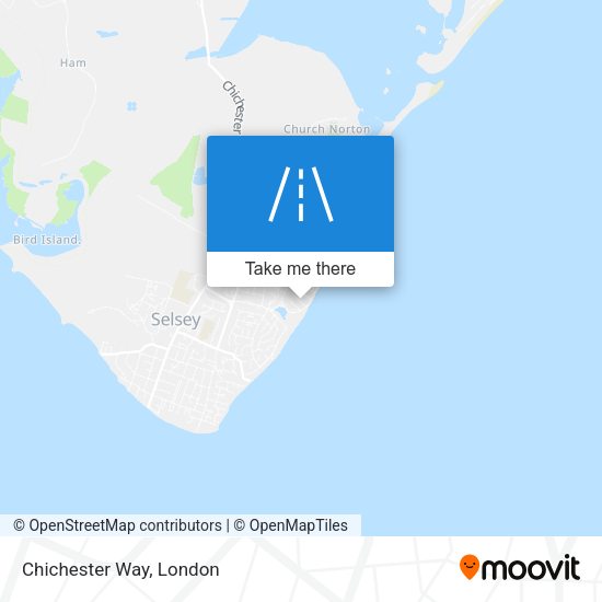 Chichester Way map