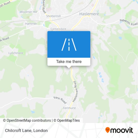 Chilcroft Lane map