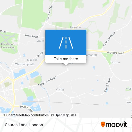 Church Lane map