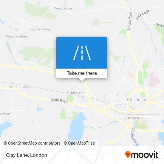 Clay Lane map