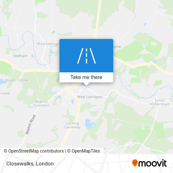 Closewalks map
