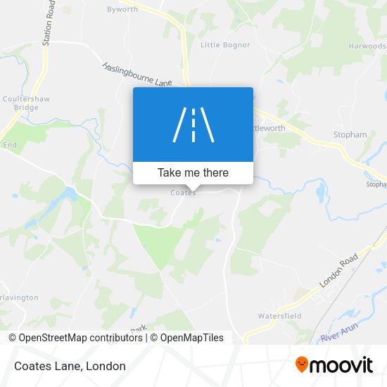 Coates Lane map