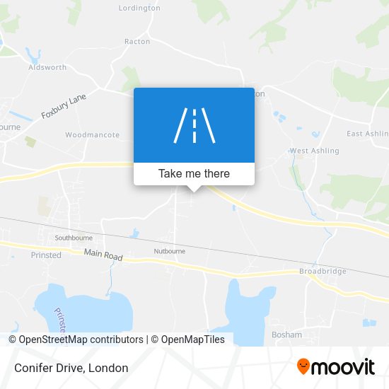 Conifer Drive map
