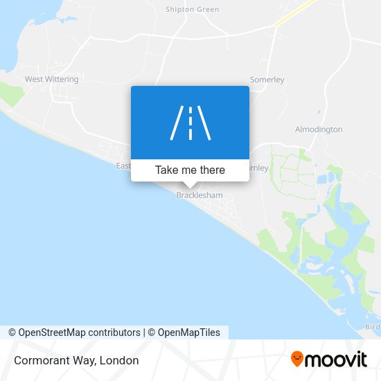 Cormorant Way map