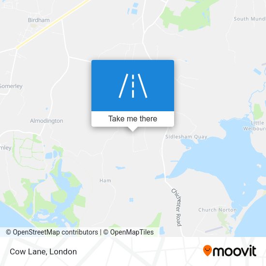 Cow Lane map