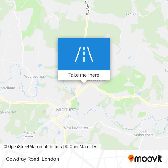Cowdray Road map