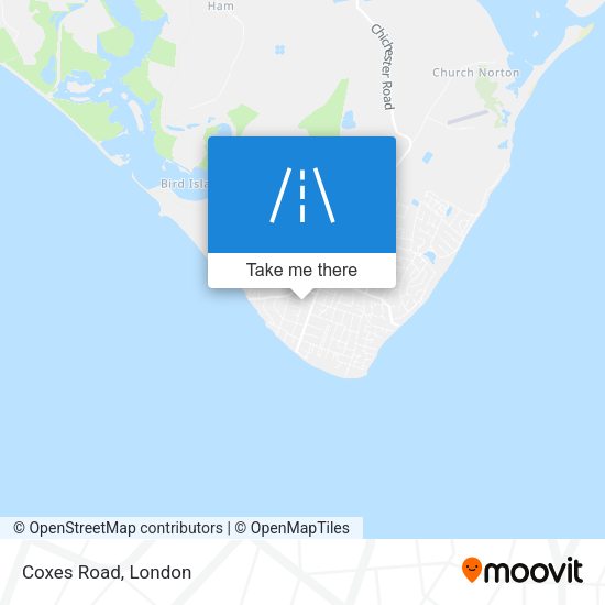 Coxes Road map