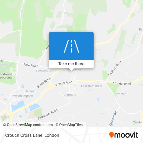 Crouch Cross Lane map