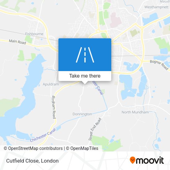 Cutfield Close map