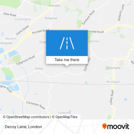Decoy Lane map