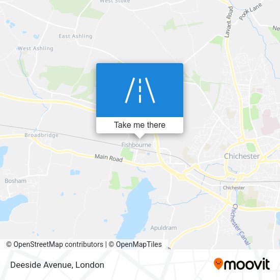 Deeside Avenue map