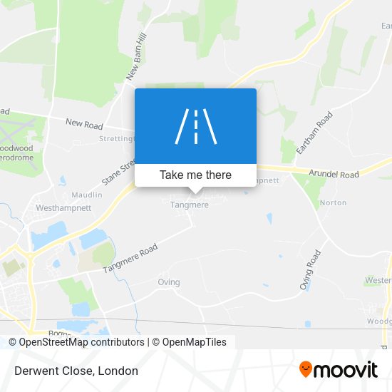 Derwent Close map