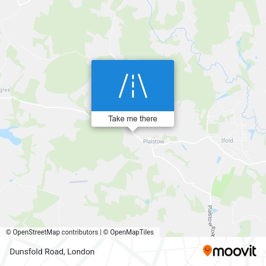 Dunsfold Road map