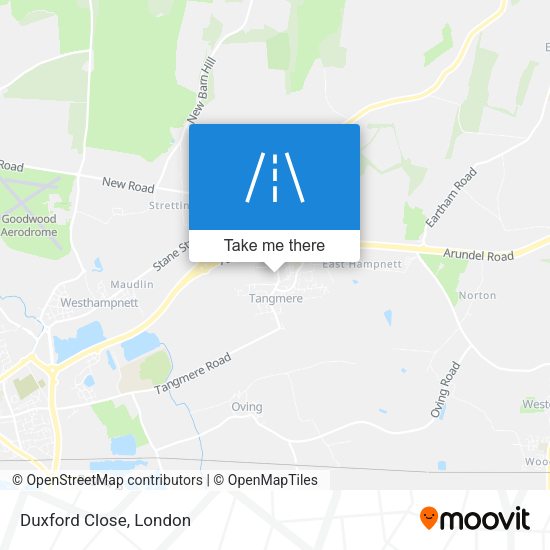 Duxford Close map