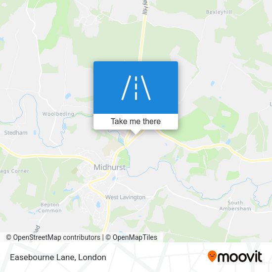 Easebourne Lane map