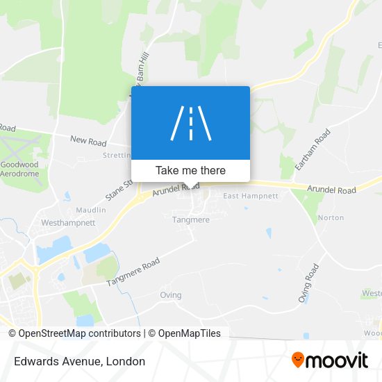 Edwards Avenue map