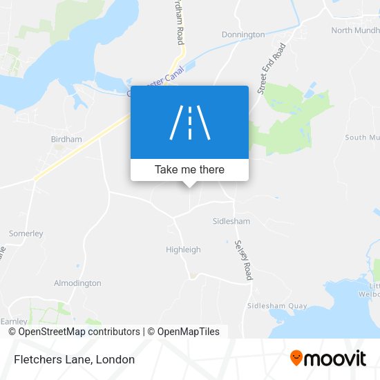 Fletchers Lane map