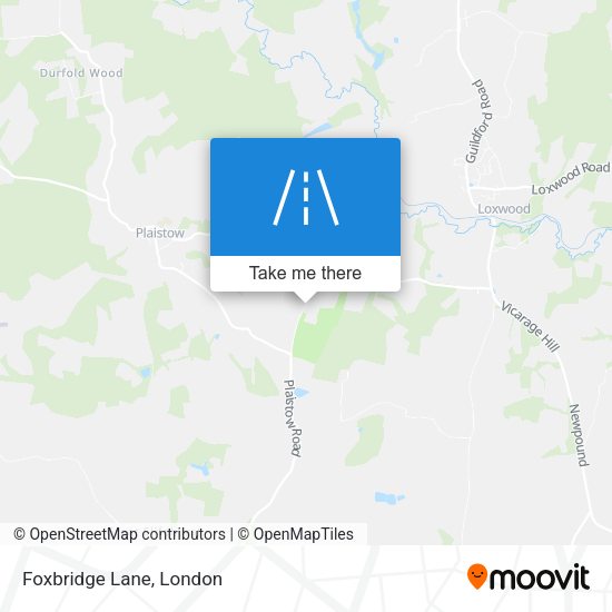 Foxbridge Lane map