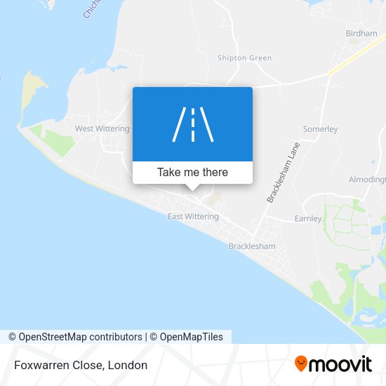 Foxwarren Close map