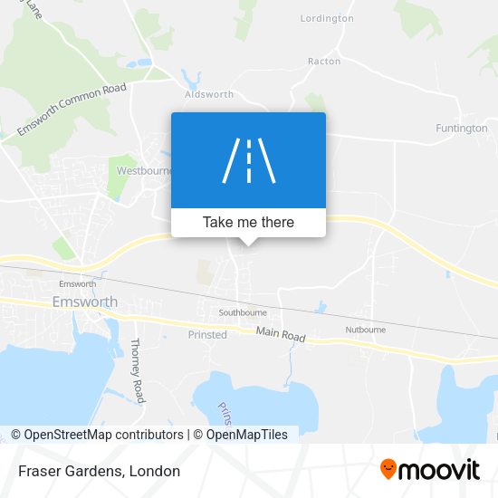 Fraser Gardens map