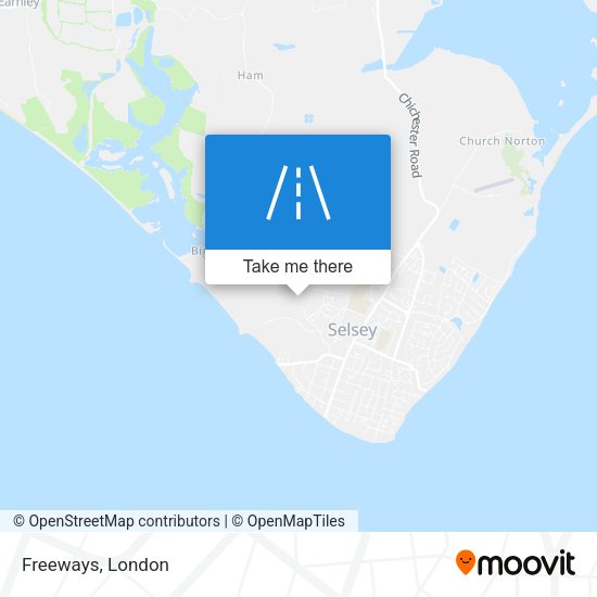 Freeways map