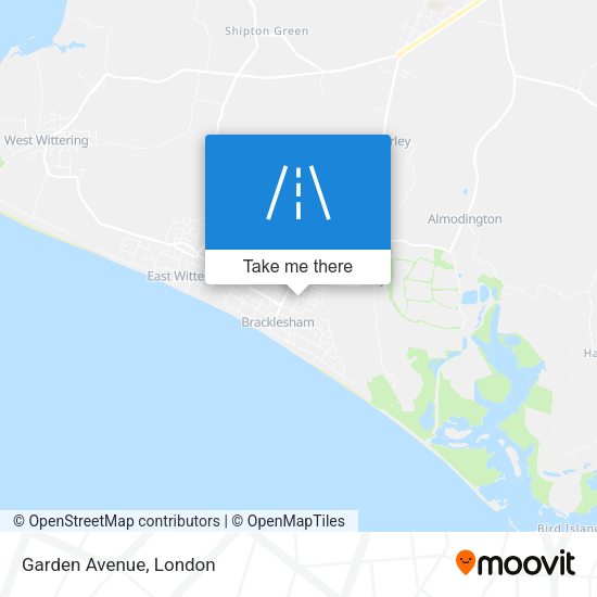 Garden Avenue map