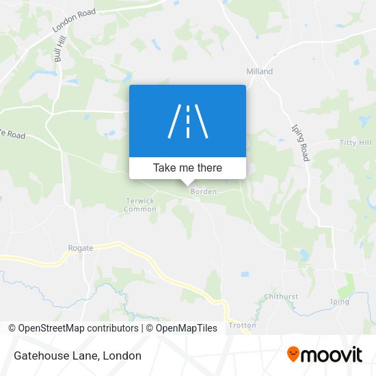 Gatehouse Lane map
