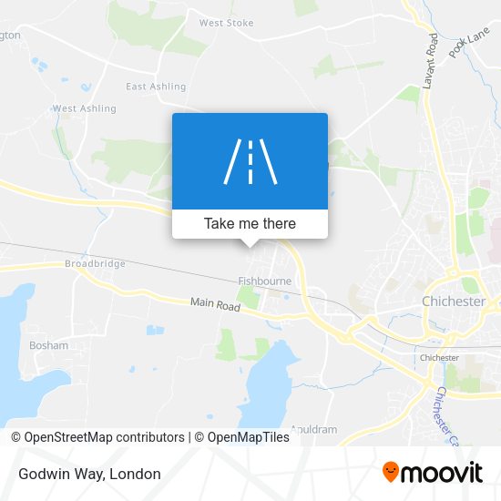 Godwin Way map