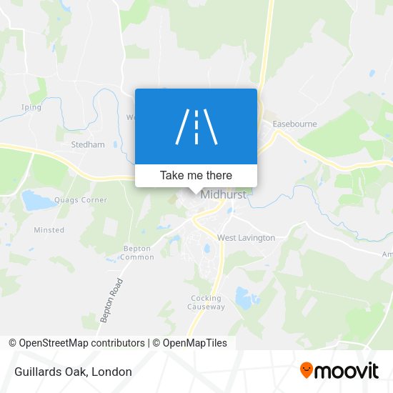 Guillards Oak map